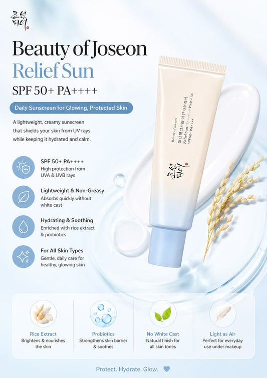 Beauty of Joseon - Relief Sun (Rice + B5) SPF50+ PA++++