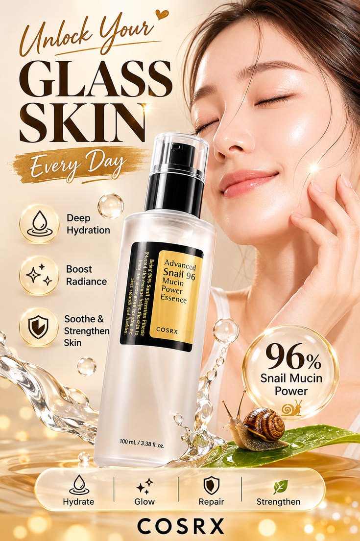 COSRX – Advanced Snail 96 Mucin Power Essence (100ml)