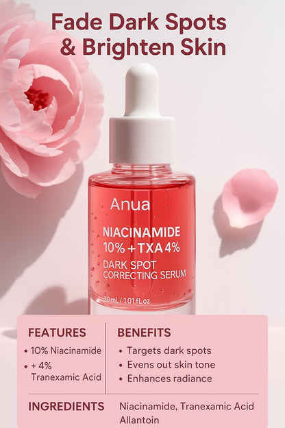 Anua Niacinamide 10% + TXA 4% Dark Spot Serum (30ml)