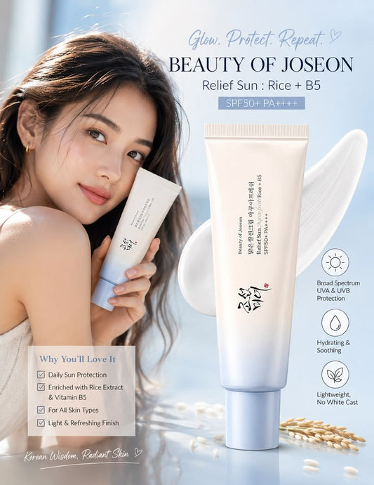 Beauty of Joseon - Relief Sun (Rice + B5) SPF50+ PA++++